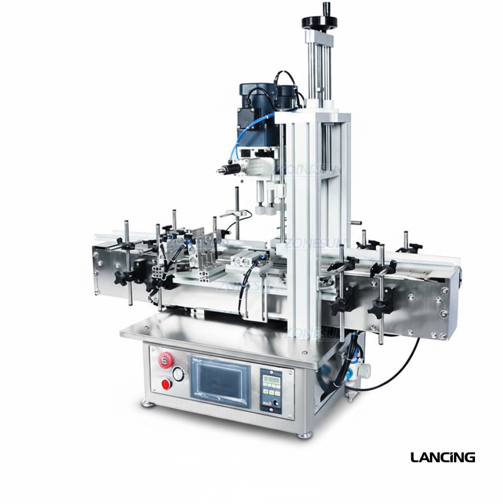 18-70mm Desktop Automatic Pump Bottle Capping Machine view 2