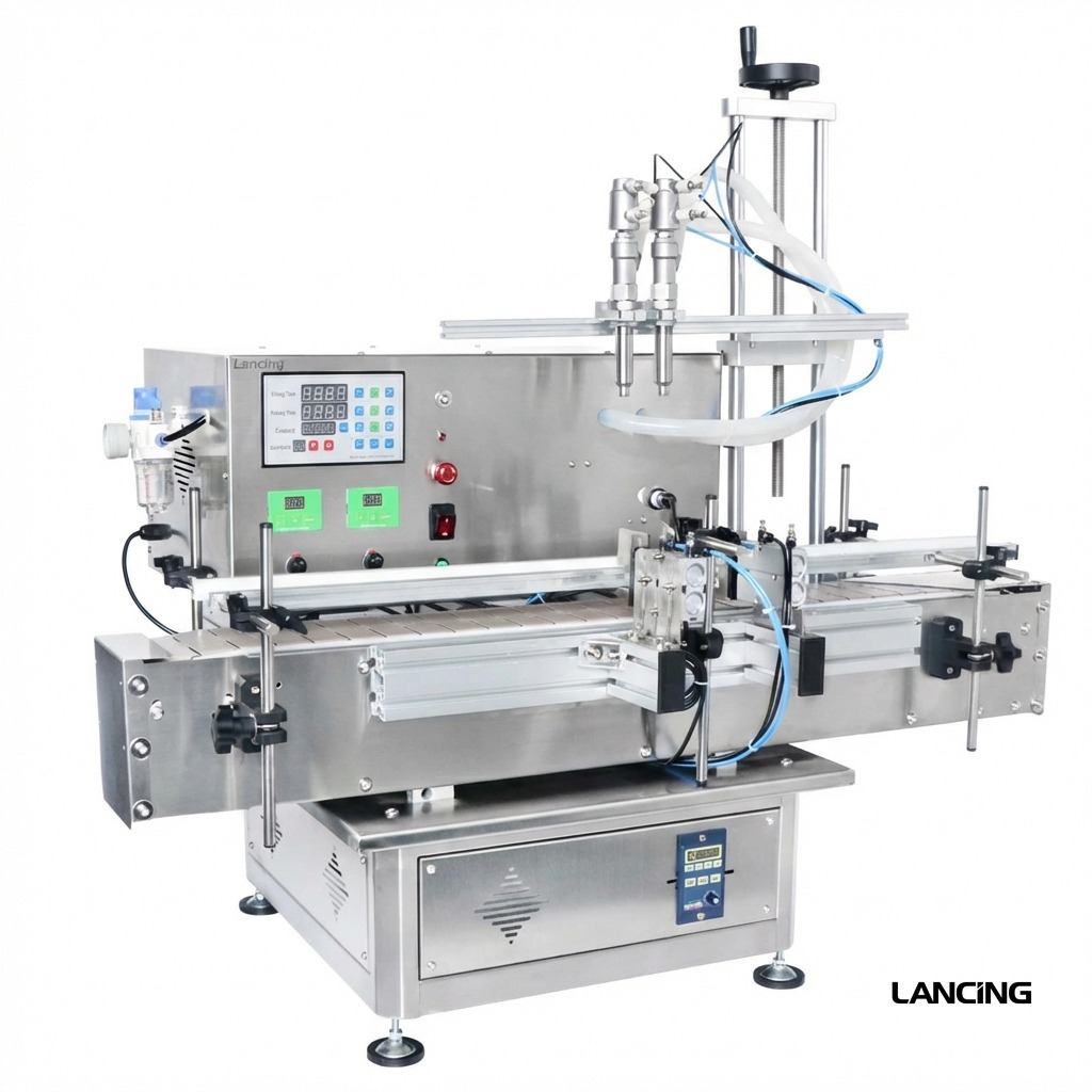 Dual Head Desktop Liquid Filling Machine view 2