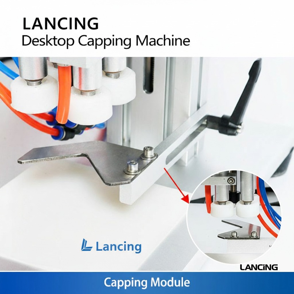 Desktop Semi-automatic Pump Bottle Capping Machine view 4