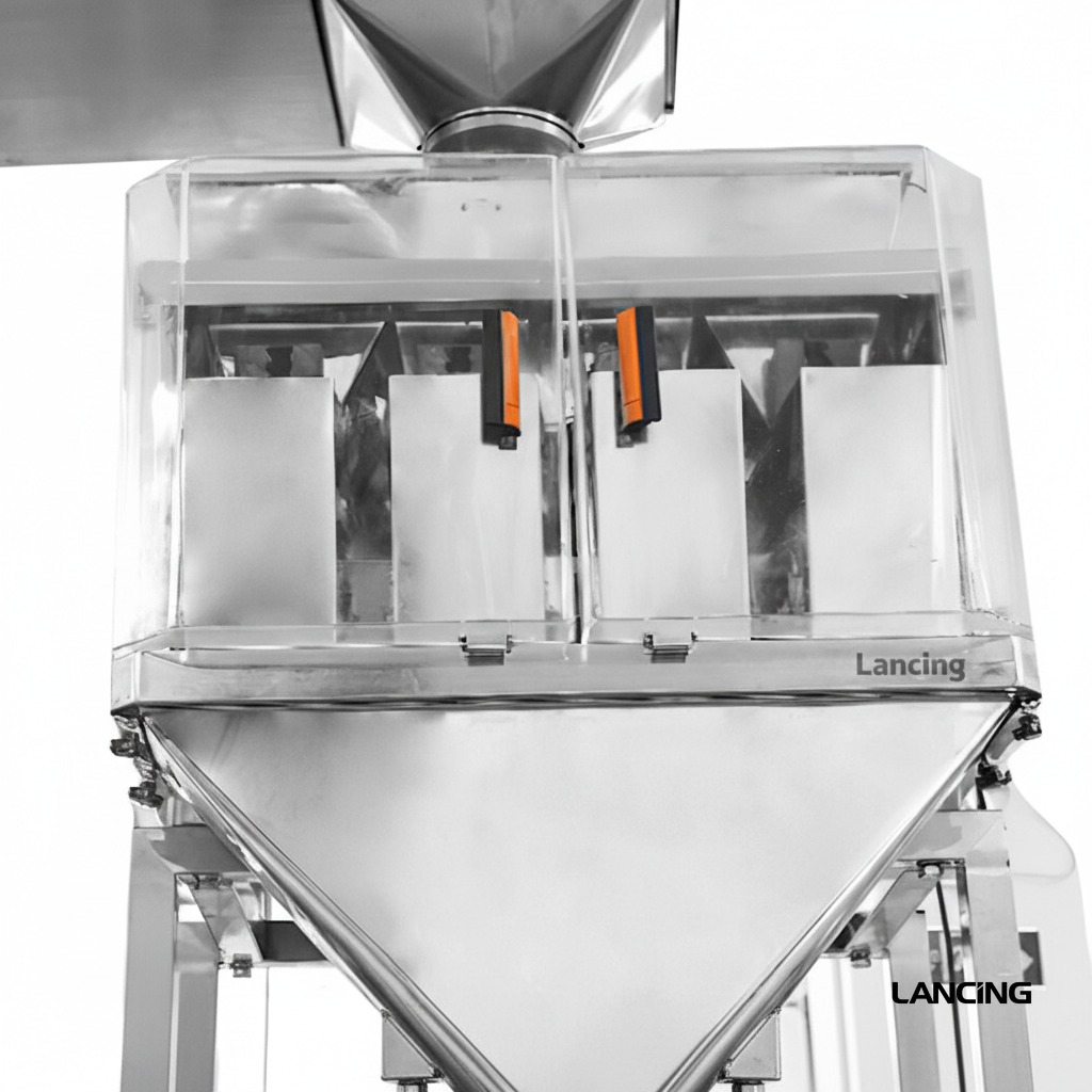 Granule Vacuum Packing Machine with 4 Heads view 2
