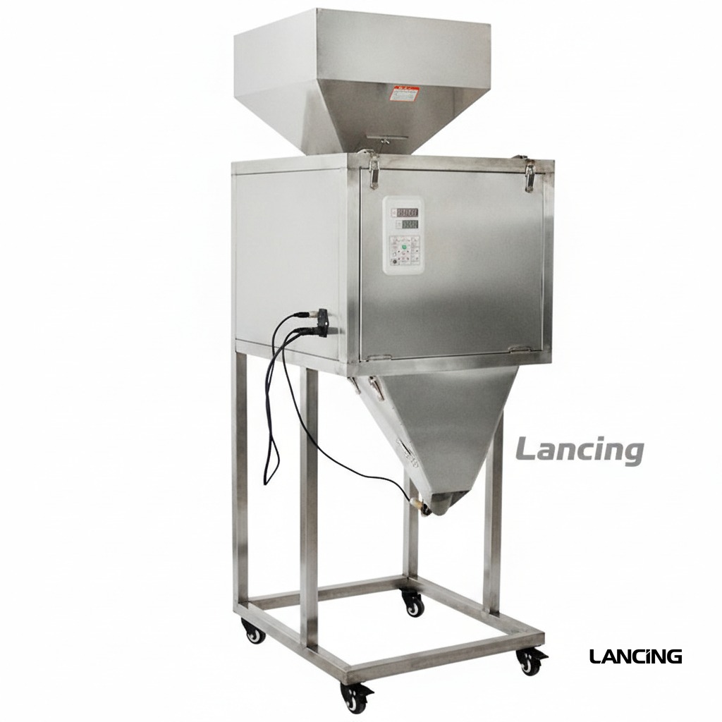 Semi-Automatic Granule Powder Filling Weighing Machine view 2
