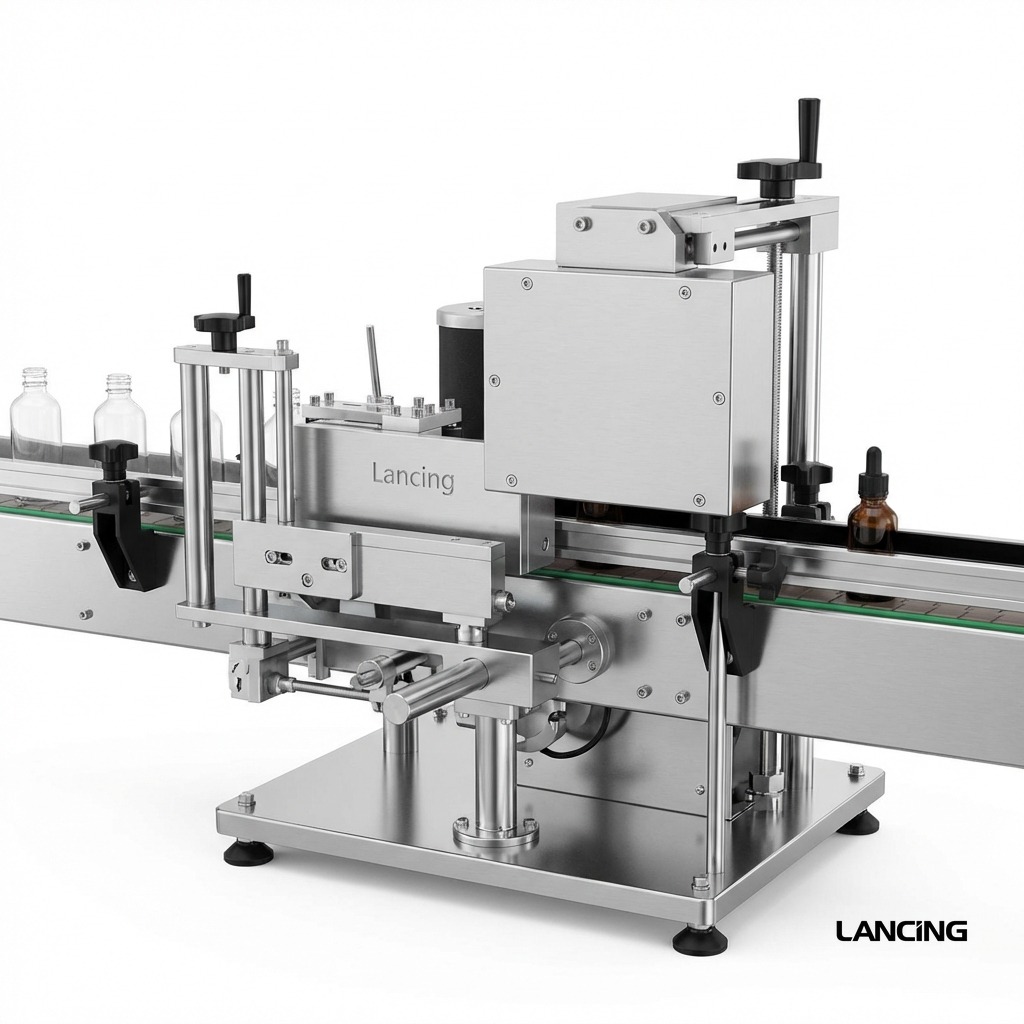 Autoamtic Round Square Bottle Double Side Labeling Machine view 3