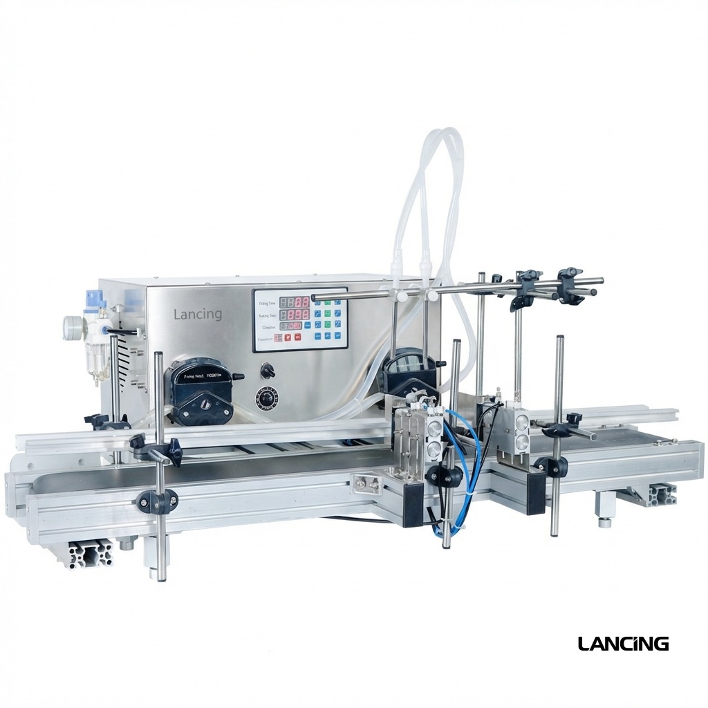 LU-DTPP-2 Dual-Head Liquid Filling Machine view 2