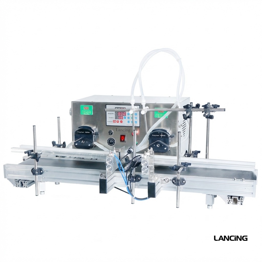 LU-DTPP-2 Dual-Head Liquid Filling Machine view 3