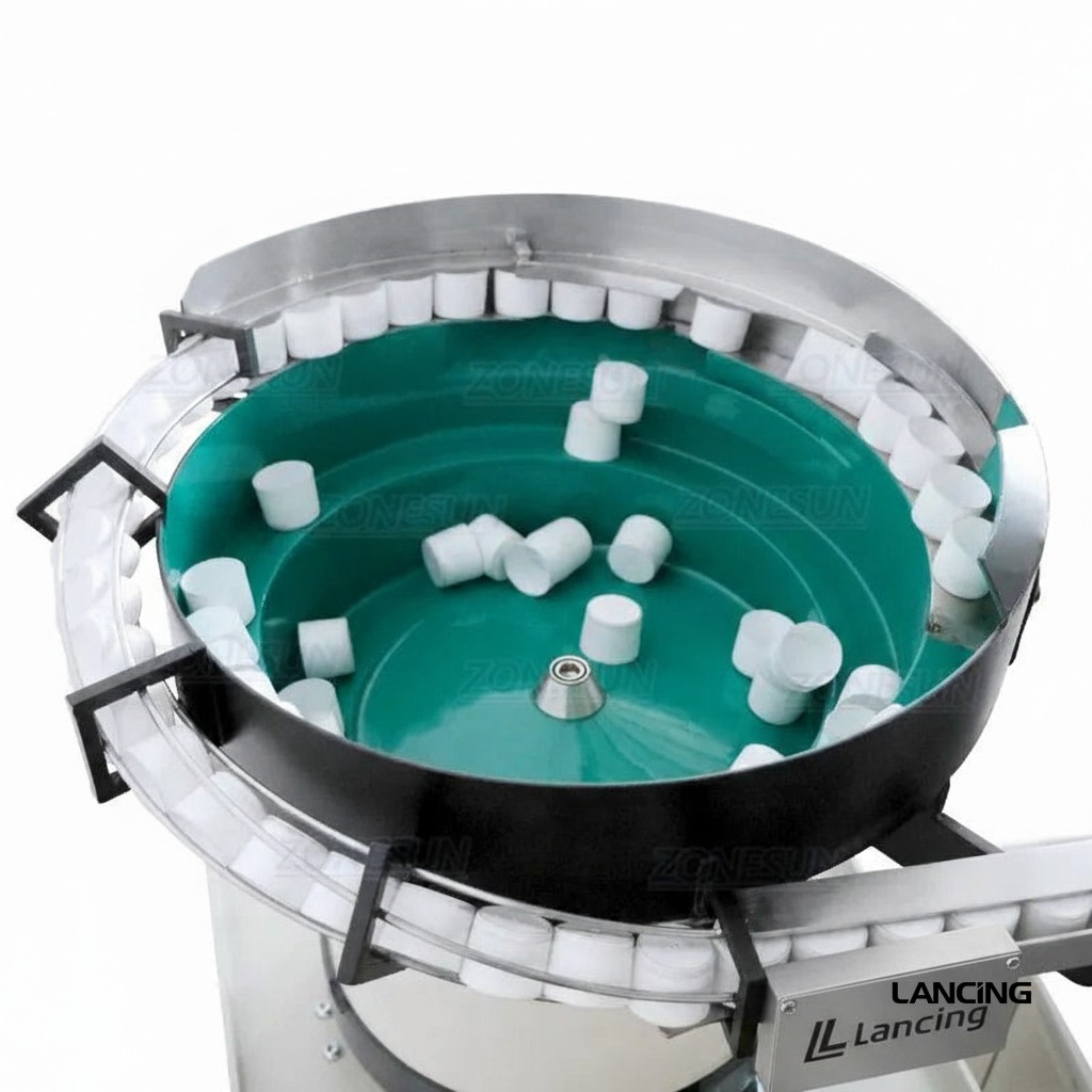 Automatic Bottle Cap Pressing Machine With Cap Feeder view 3