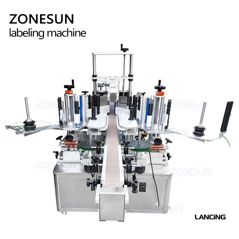 Double-Sided Square Bottle Labeling Machine view 3