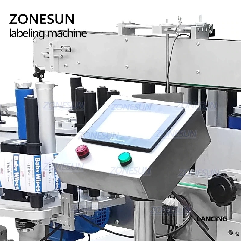 Double-Sided Square Bottle Labeling Machine view 4