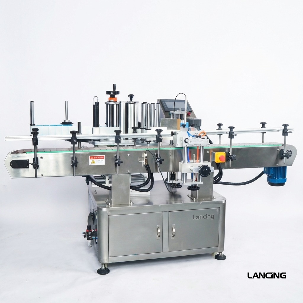 Automatic Double Side Round Positioning And Labeling Machine view 2