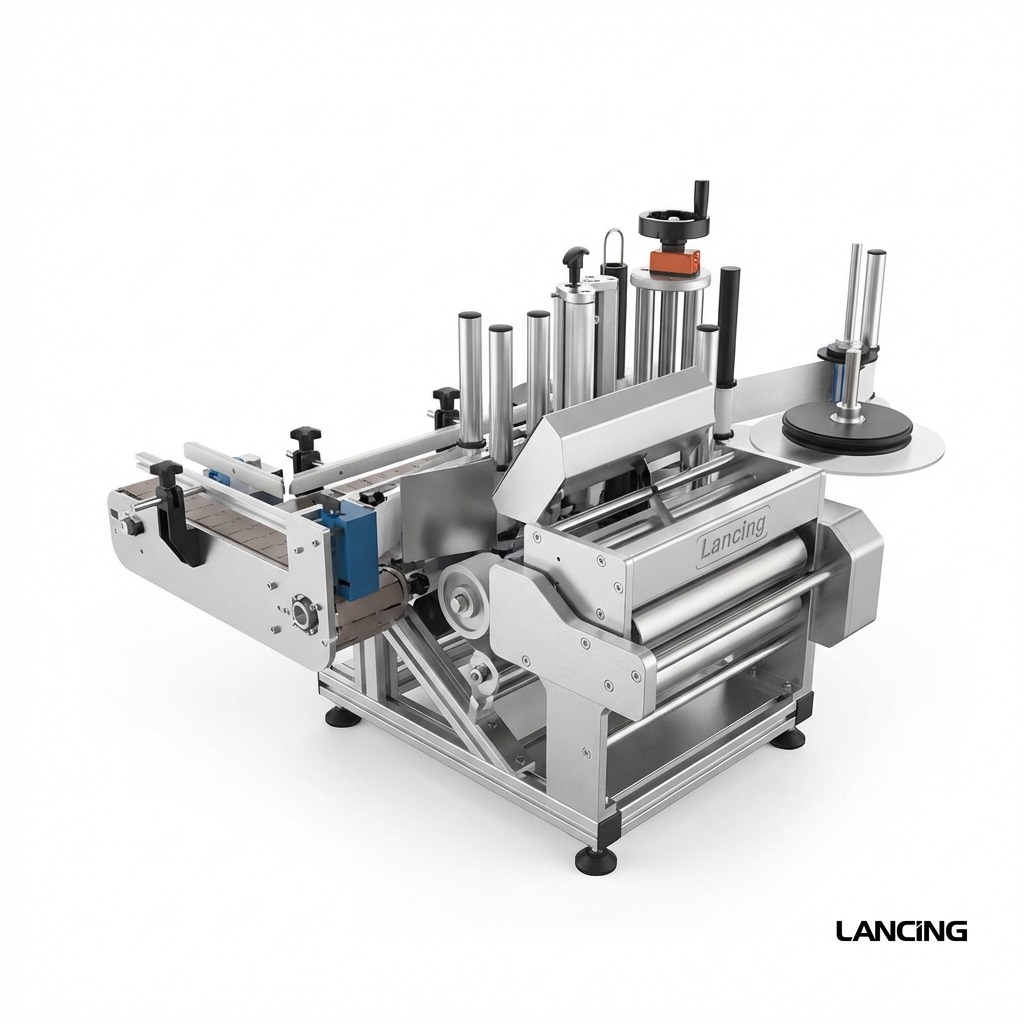 Automatic Double Side Round Positioning And Labeling Machine view 4