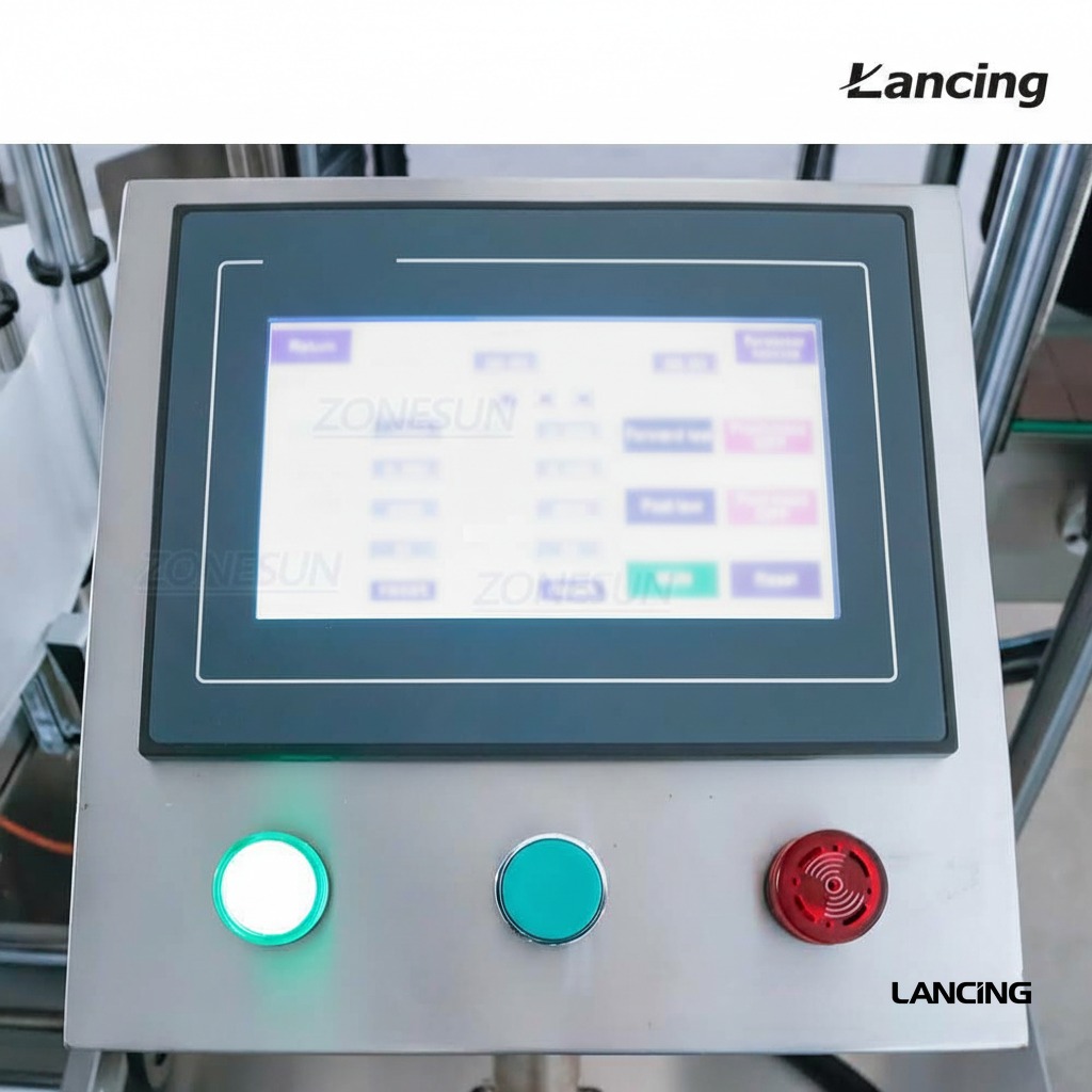 Double-Sided Square Bottle Labeling Machine view 3