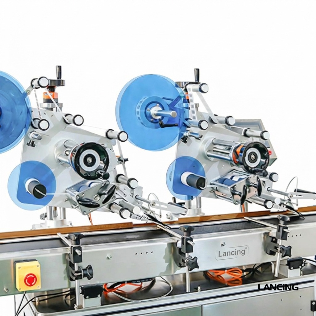 Automatic Double Sides Box Corner Labeling Machine view 3