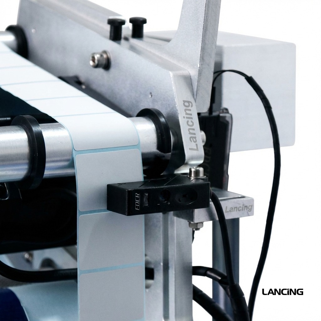 Automatic Flat Paper Labeling Machine view 2