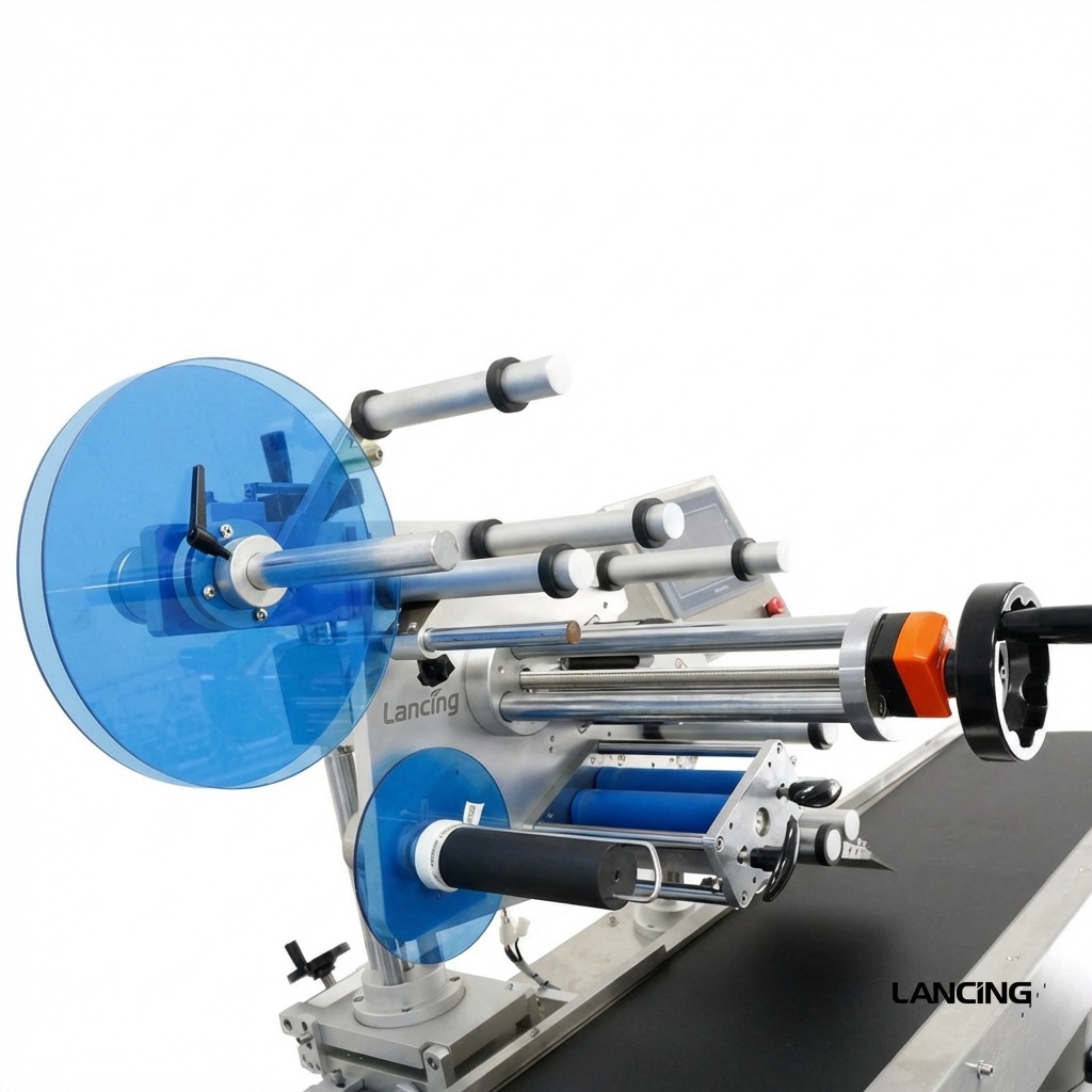 Automatic Flat Surface Labeling Machine view 2