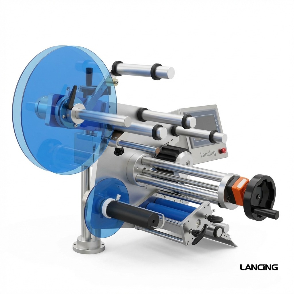 Automatic Flat Surface Labeling Machine view 2