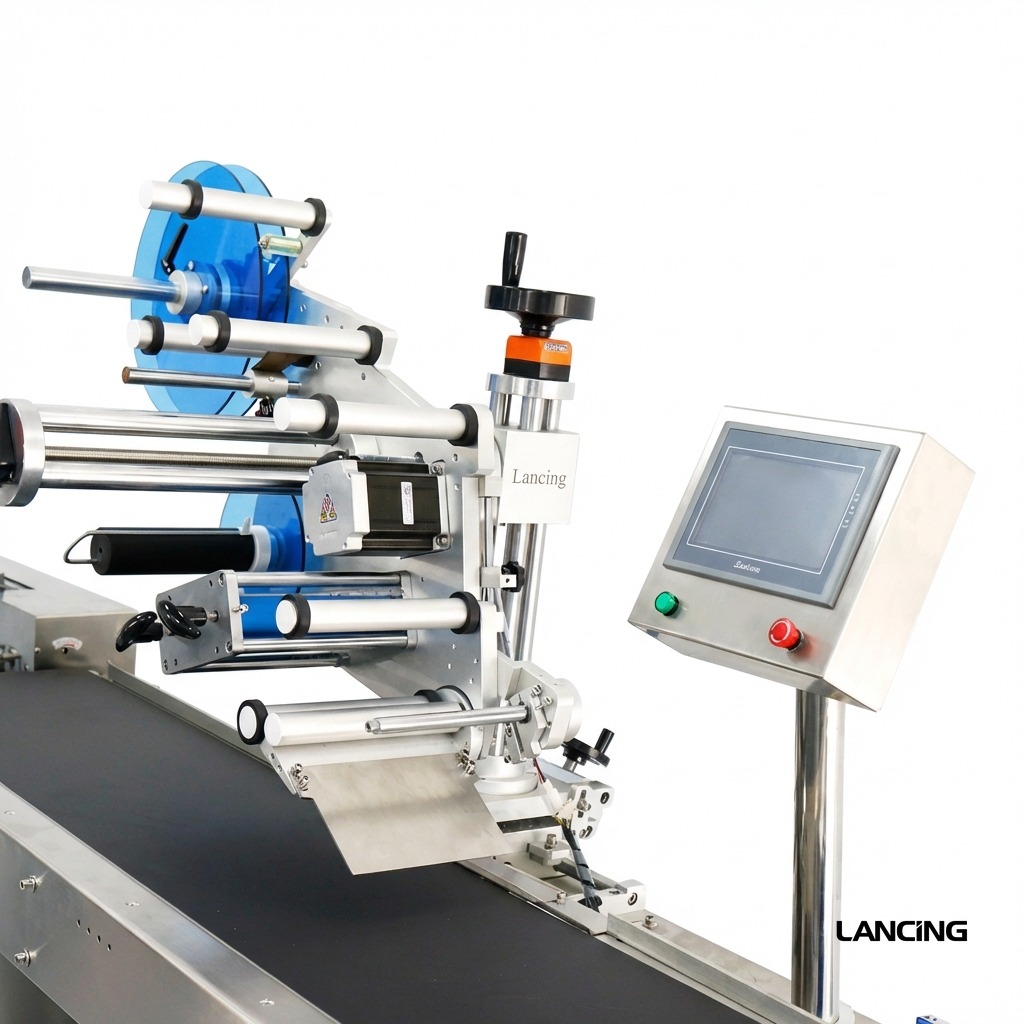 Automatic Flat Surface Labeling Machine view 3