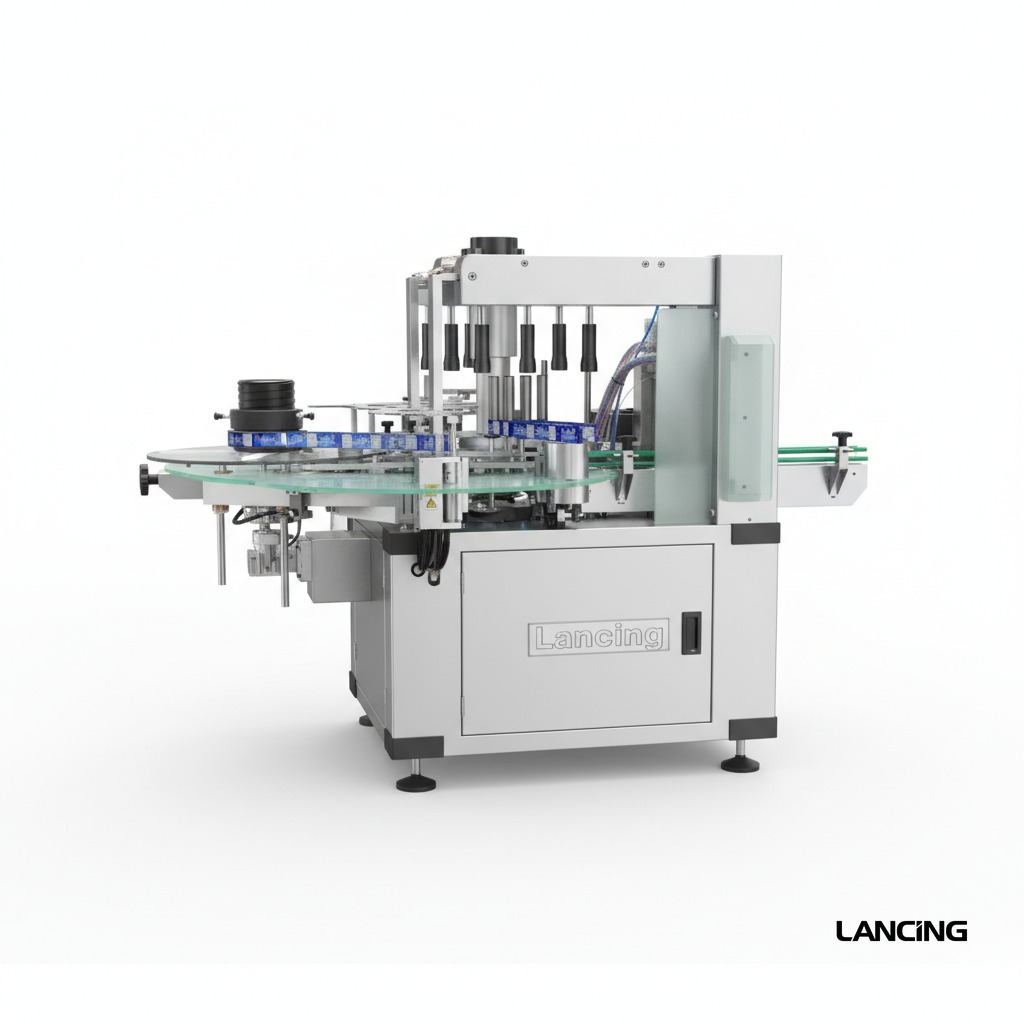 Automatic Hot Melt Glue Film Round Bottle Labeling Machine view 2