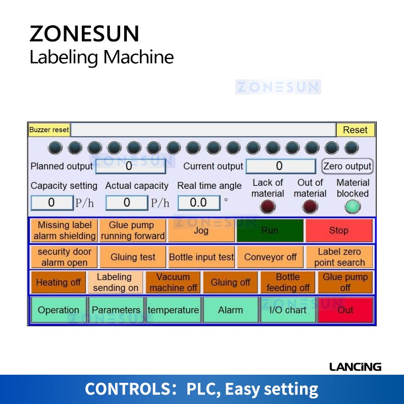 Automatic Hot Melt Glue Film Round Bottle Labeling Machine view 4