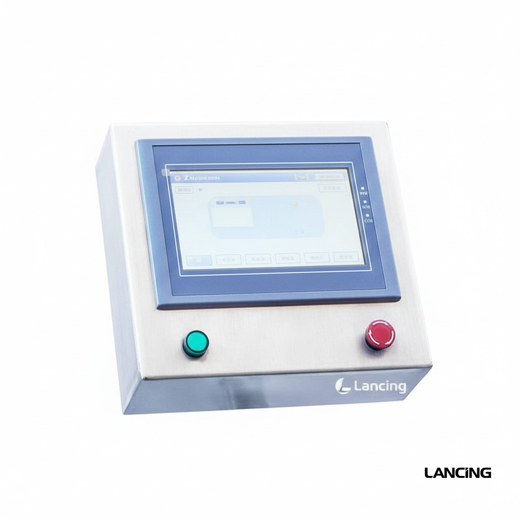 Automatic Top & Bottom Labeling Systems Flat Surface Labeling Machine view 3
