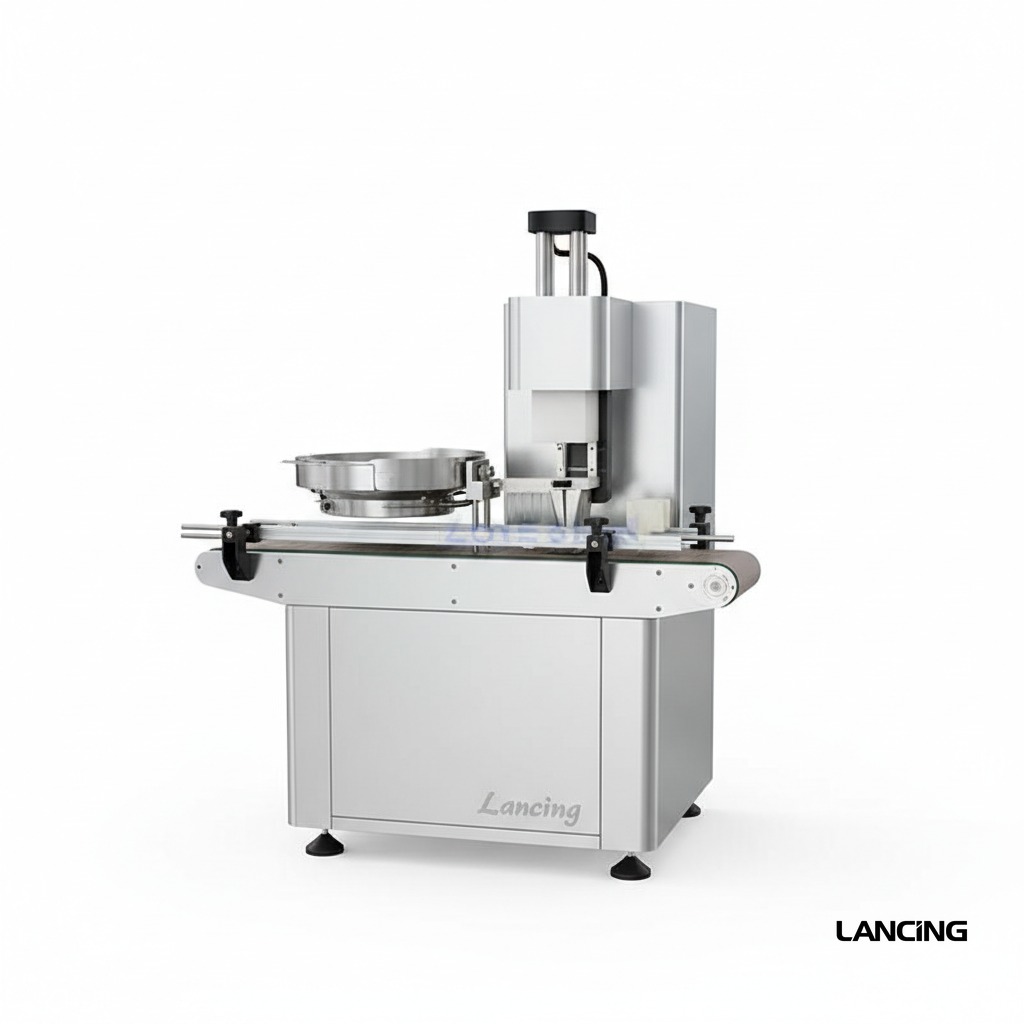 Automatic Perfume Bottle Caps Press Capping Machine view 2