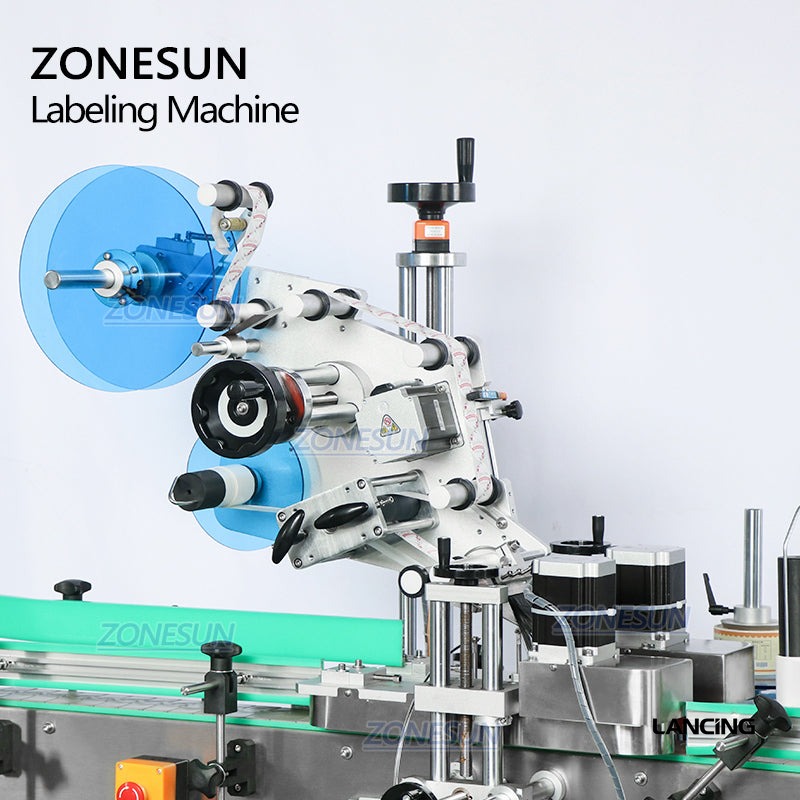 Dual-Function Flat Cap & Round Bottle Labeling Machine view 2