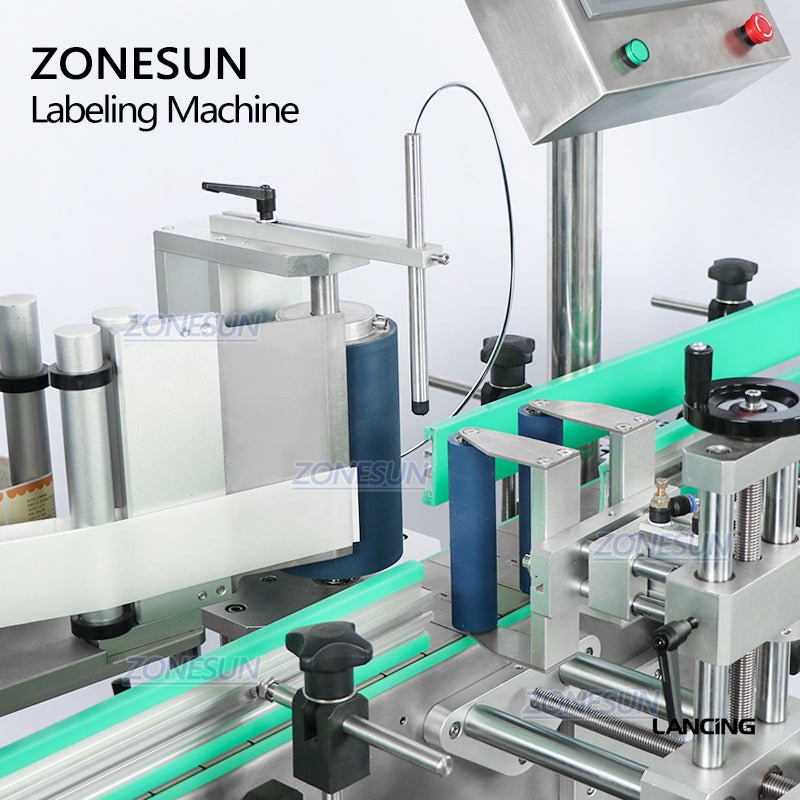 Dual-Function Flat Cap & Round Bottle Labeling Machine view 3