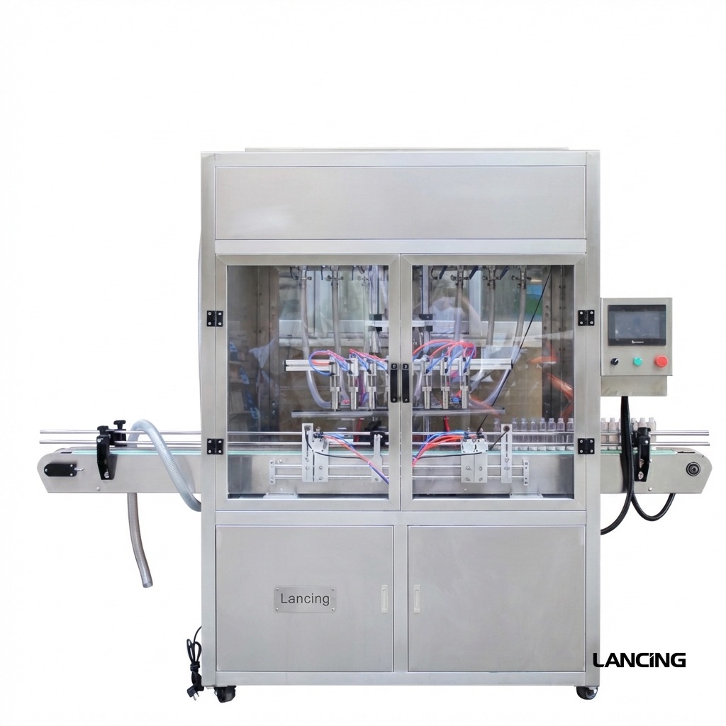 LU‑YT8T‑8ZL Automatic Pneumatic 8‑Nozzle Liquid Filling Machine view 3