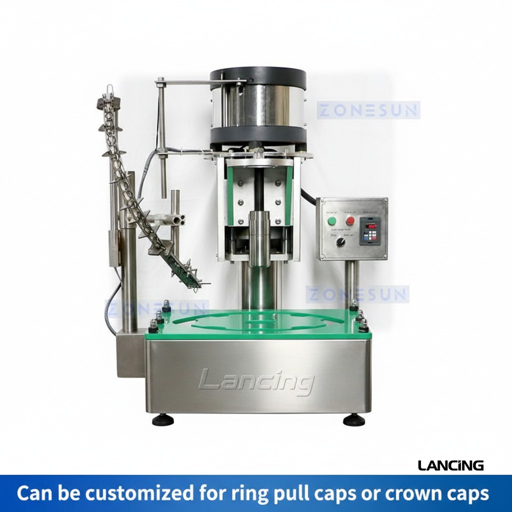 Automatic Ring Pull Crown Capping Machine view 3