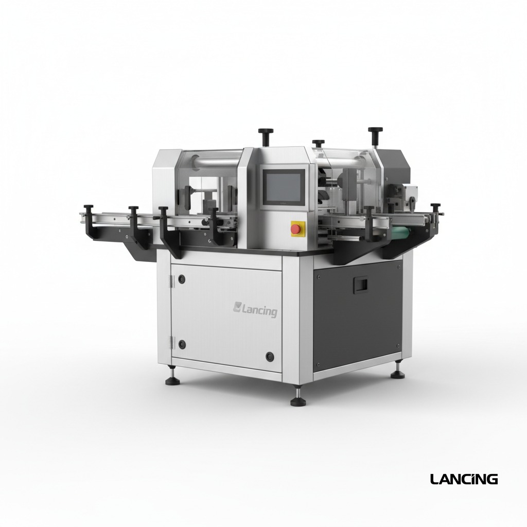 Automatic Round Bottle Labeling Machine view 2