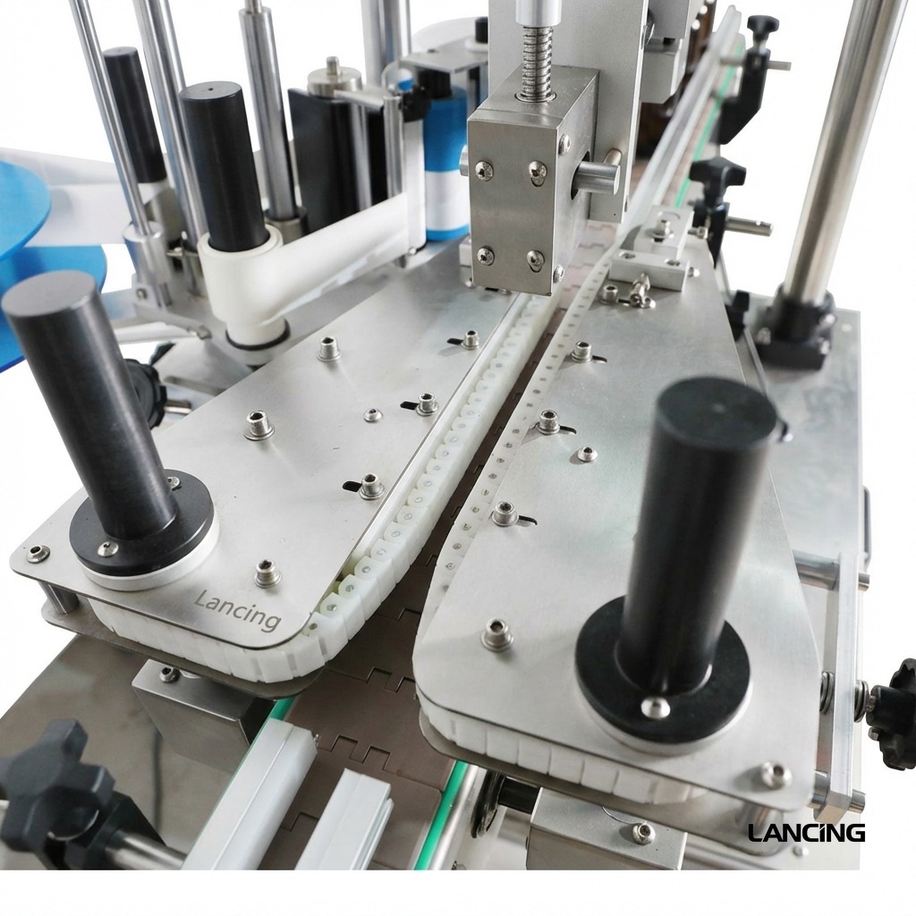 Automatic Single Side Glue Bottle Flat Labeling Machine view 4
