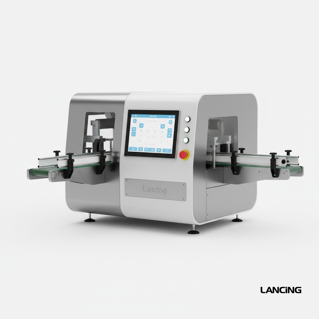 Automatic Square Bottle Double Sides Labeling Machine view 2