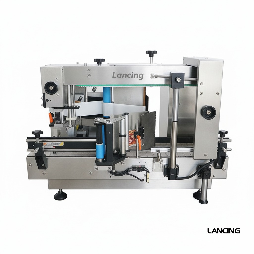 Automatic Square Bottle Double Sides Labeling Machine view 3