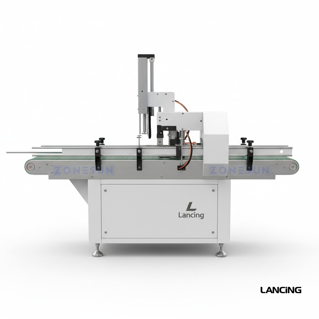Automatic Square Bottle Double Sides Labeling Machine view 4
