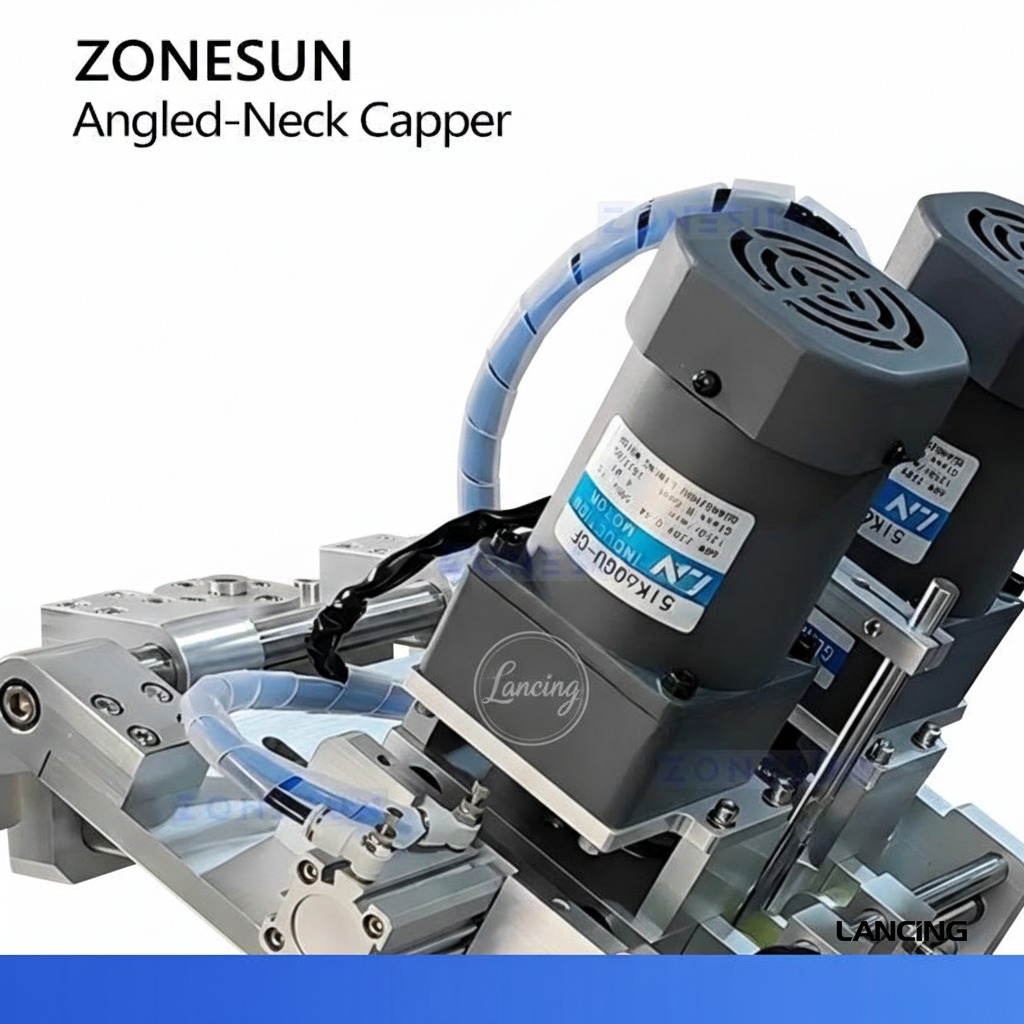 Automatic Toilet Cleaner Bottle Capping Machine view 2