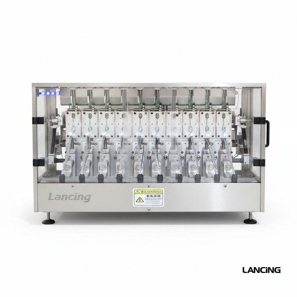 Automatic VFFS 12 Lanes Granule Filling Sealing Machine view 4