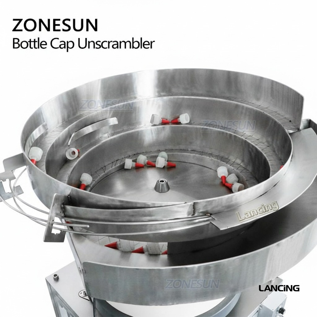 Automatic Vibratory Cap Feeder for Bottle Capping Production Line view 2