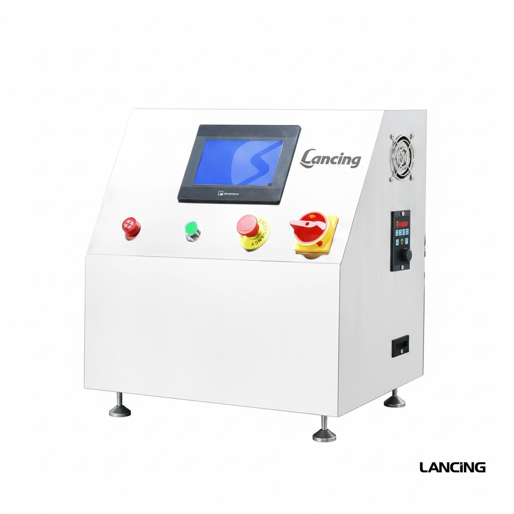 Automatic Cup Lid Pressing Machine with Cap Elevator Yogurt Cup Pressing Machine view 3
