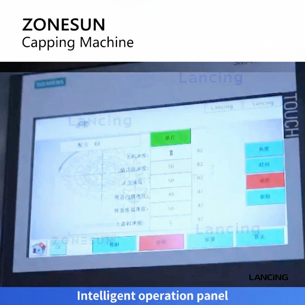 LU-BCM8 High-Speed Pump Bottle Capping Machine view 2