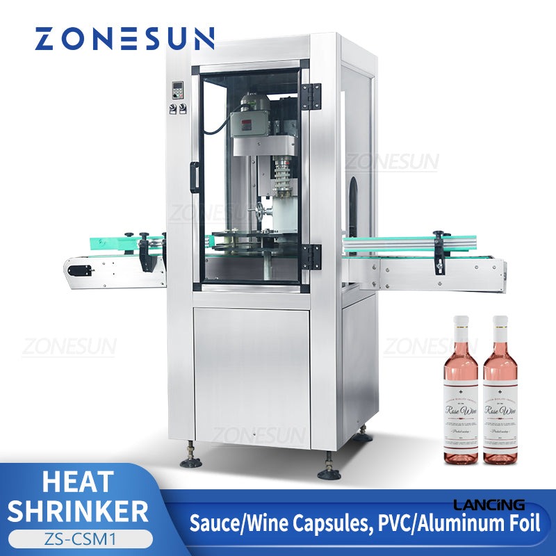 LU-CSM1 Bottle Neck Capsule Shrinking Machine | PVC & Foil Sealing view 2