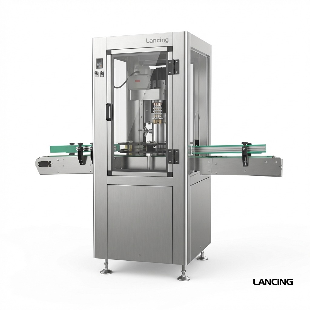 LU-CSM1 Bottle Neck Capsule Shrinking Machine | PVC & Foil Sealing view 2