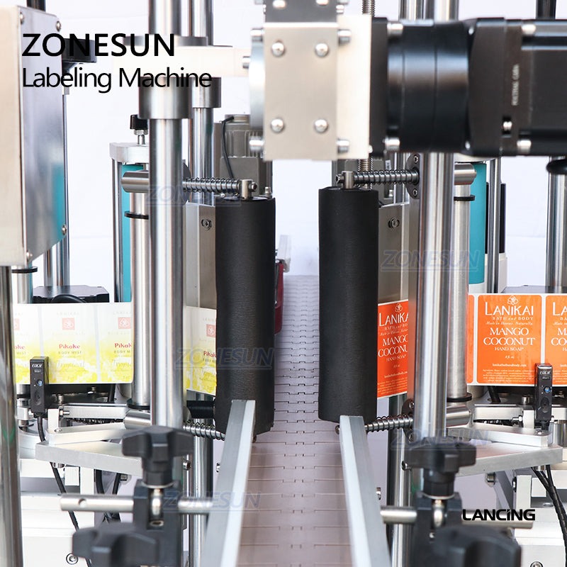 Double Side Square Bottle Labeling Machine view 3