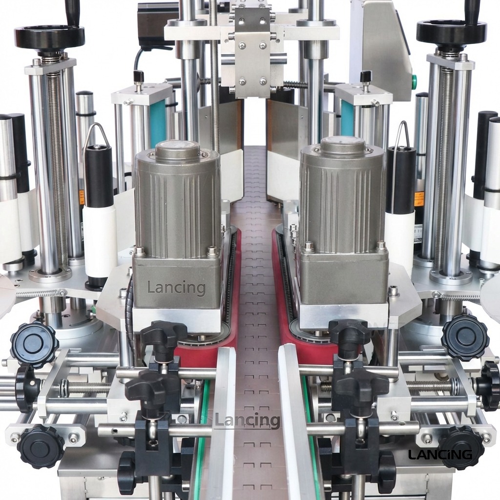 Double Side Square Bottle Labeling Machine view 2
