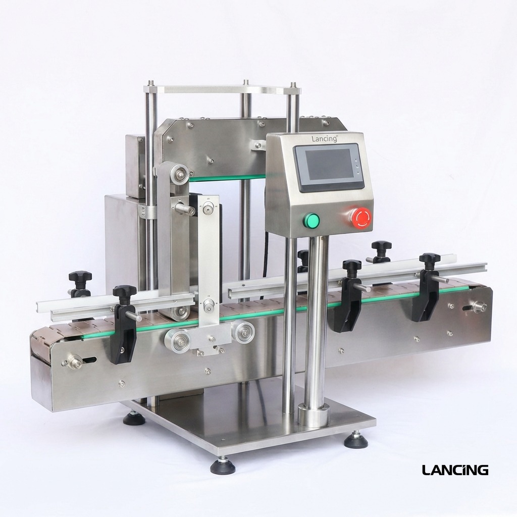 Double Side Square Bottle Labeling Machine view 4