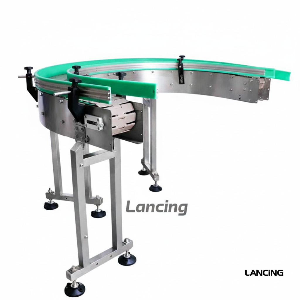 Custom U-Shape Chain Conveyor Belt for Production Line view 4
