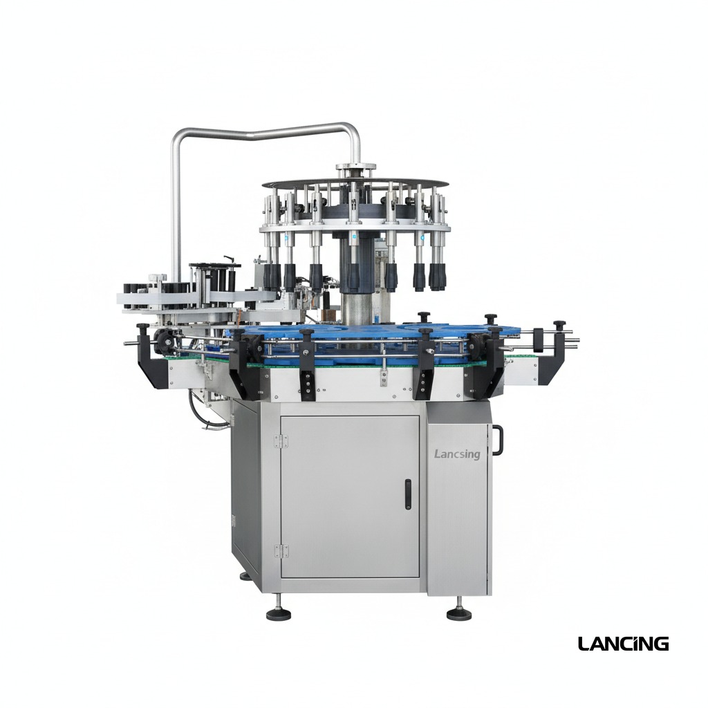 LU-CYGDP6 Automatic Round Bottle Label Applicator view 4