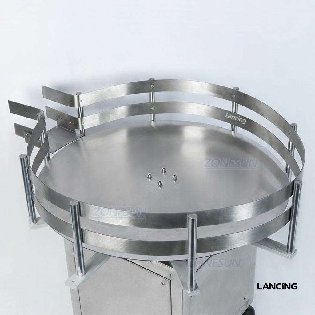 Desktop Rotary Bottle Unscrambler Machine view 4