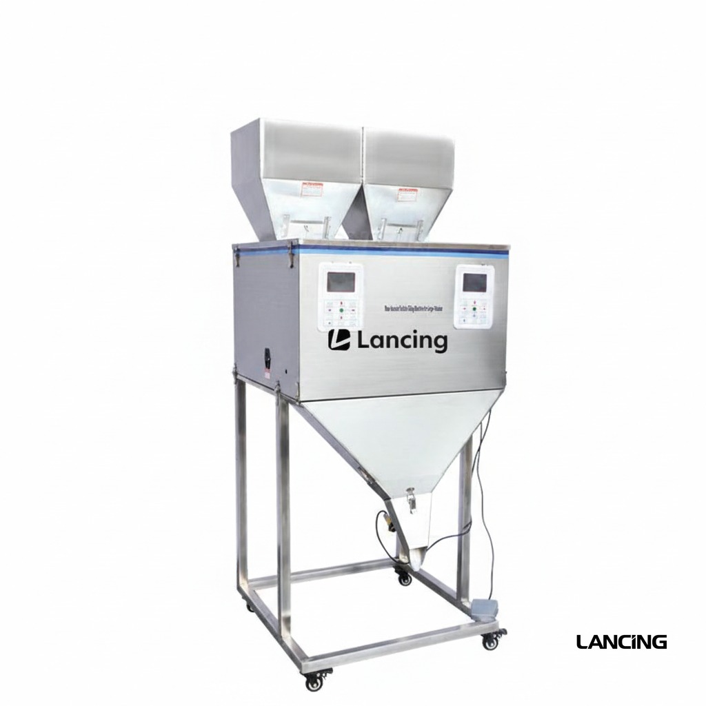 Semi Auto Dual-Head Powder Weighing Filling Machine view 4