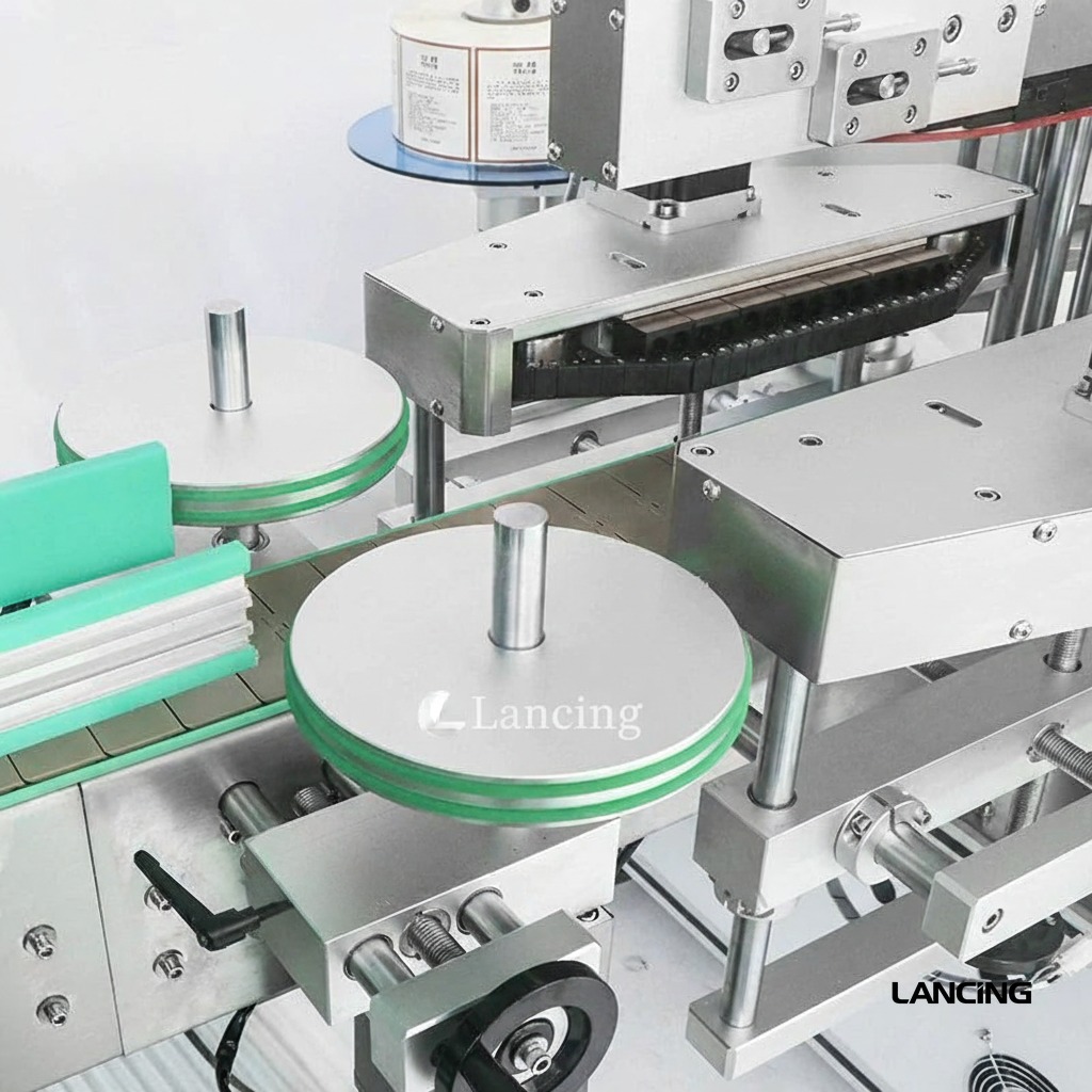 Round & Square Bottle Double Side Labeling Machine view 3