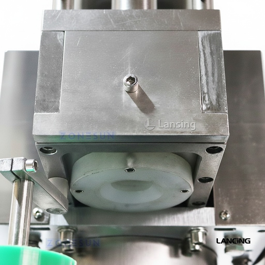 LU‑DSJ2 Automatic Wine Bottle Cork Feeding Capping Machine view 3