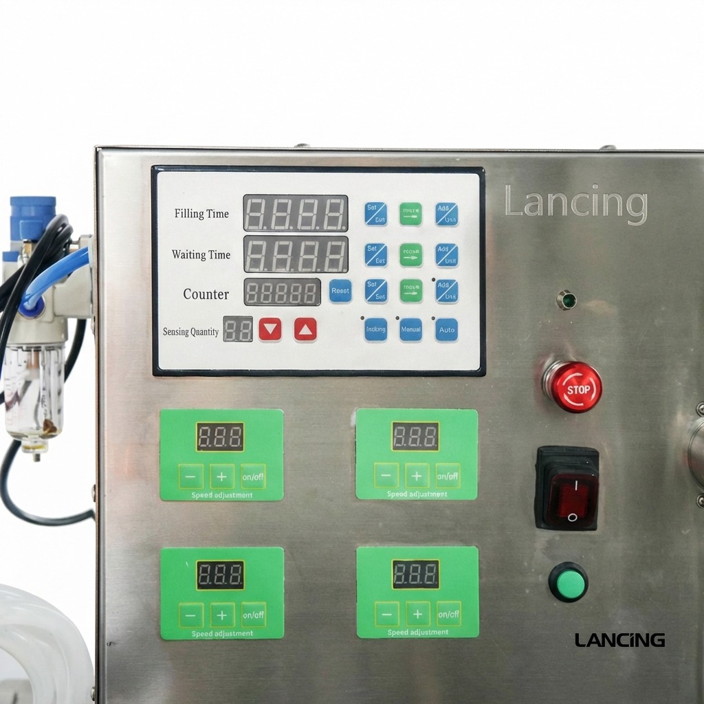 LU-DTMP4AL Magnetic Pump Liquid Filling Machine view 2