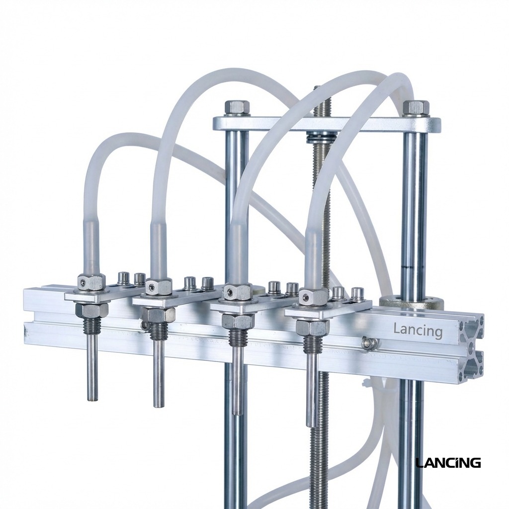 LU-DTMP4C 4-Nozzle Magnetic Pump Liquid Filling Machine view 2